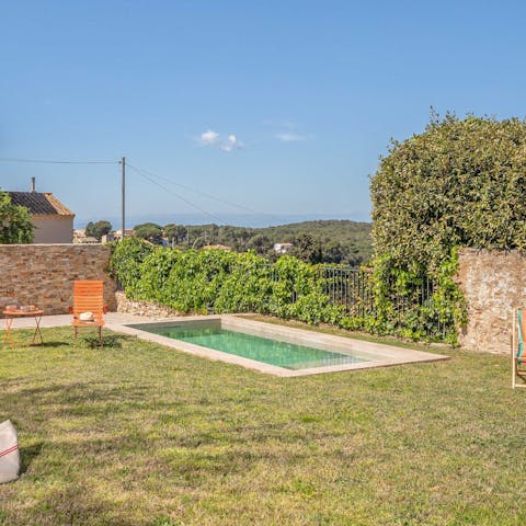 Spend a relaxing afternoon lounging by the pool