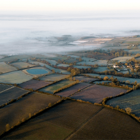 Put on your hiking boots and follow trails through the Kent countryside