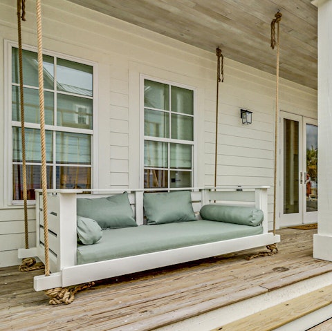 Start your day with coffee on the porch