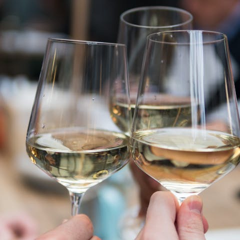 Entice  your taste buds with a swirl of wine