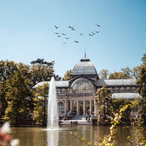 Visit El Retiro Park – it's within walking distance