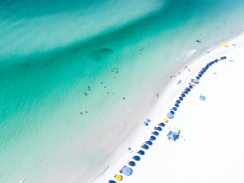 Savour 30A's legendary powder-white sands and vivid emerald Gulf waters