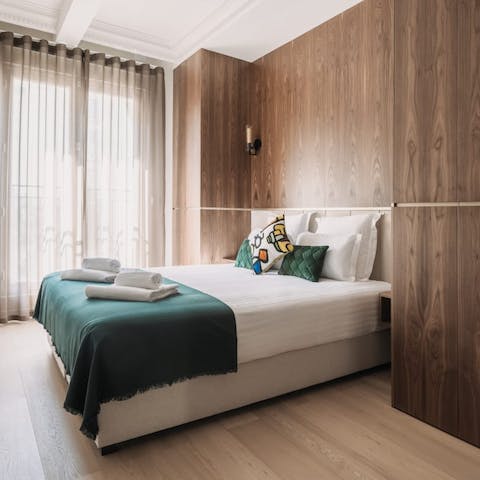 Bank a peaceful night's sleep in style, only a king-sized bed will do