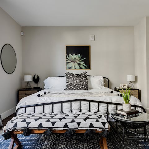 Wake up in your Southwest-styled bed feeling rested and ready for another day of fun