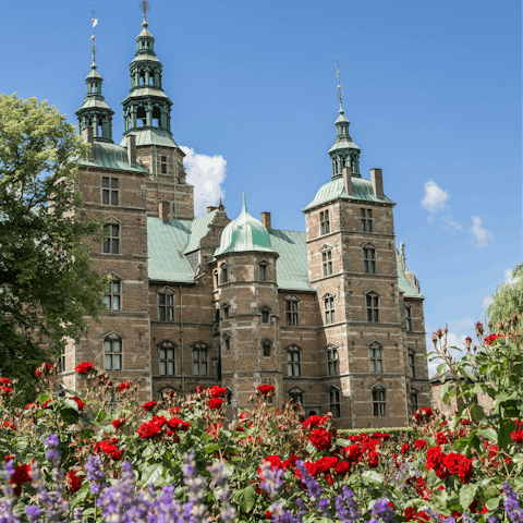 Wander the grounds of the nearby Rosenborg Castle