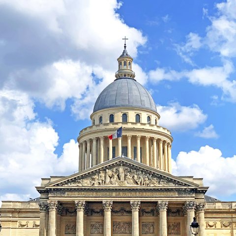 Discover the Panthéon, just a fifteen-minute walk away