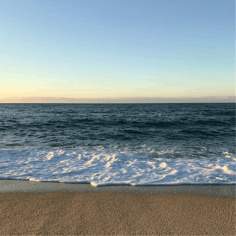 Sunbathe on the sands of Lido Santo Stefano, within strolling distance