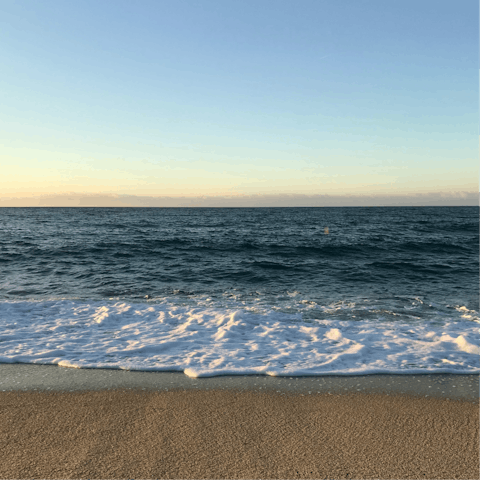 Slide on your flip-flops and stroll to Sunrise Beach
