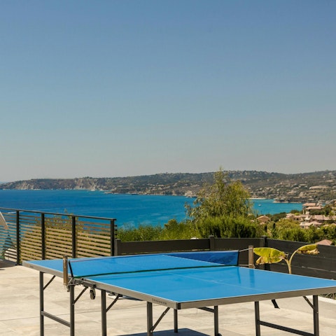 Unwind and have fun with games of ping pong