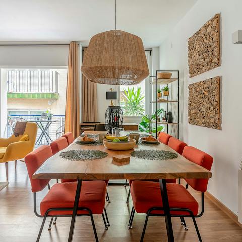 Enjoy an abundance of flavour whilst sharing beautiful Spanish meals