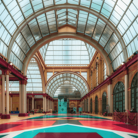 Make the half-hour walk to the mighty Alexandra Palace for a concert or a meal