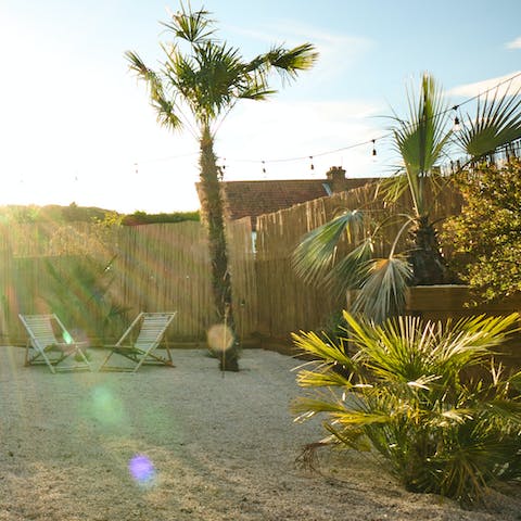 Sit out and enjoy your very own mini-desert