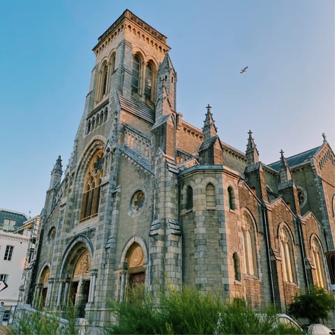 Drive down to Biarritz and pay a visit to the beautiful St. Andrew’s Church
