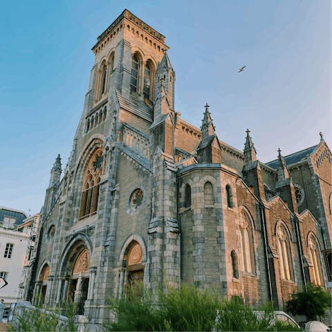 Drive down to Biarritz and pay a visit to the beautiful St. Andrew’s Church