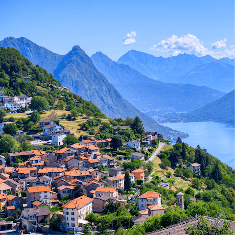 Explore the beautiful city of Lugano, you're around a twenty-minute walk to Piazza Della Riforma, the heart of the city