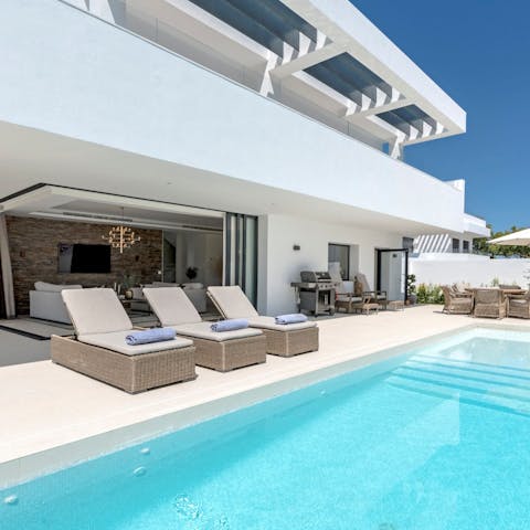 Lounge by the pool or jump in to cool off