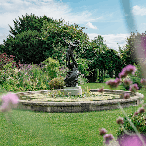 Start the morning with a stroll through leafy Regent's Park