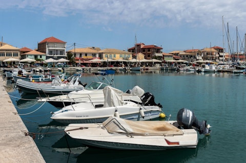 Visit Lefkada Town, just 2.5km away