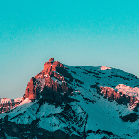 Explore the beautiful landscape of Megeve