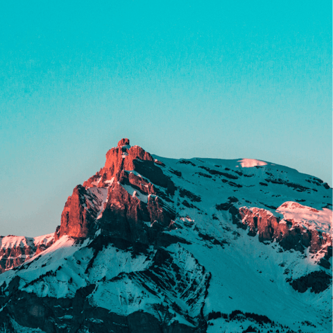 Explore the beautiful landscape of Megeve