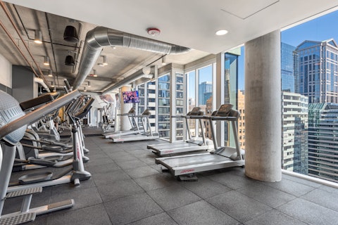 Break a sweat in the on-site gym