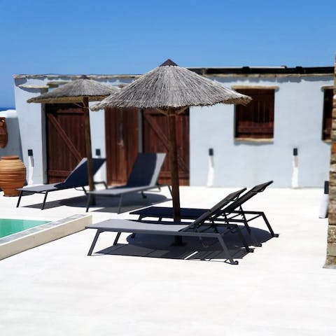 Spend your days relaxing with a book on the pool deck