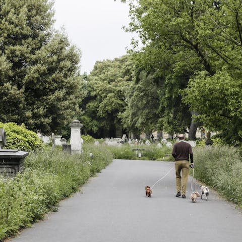 Make the twenty-three minute walk over to Brompton Cemetery, one of the Magnificent Seven