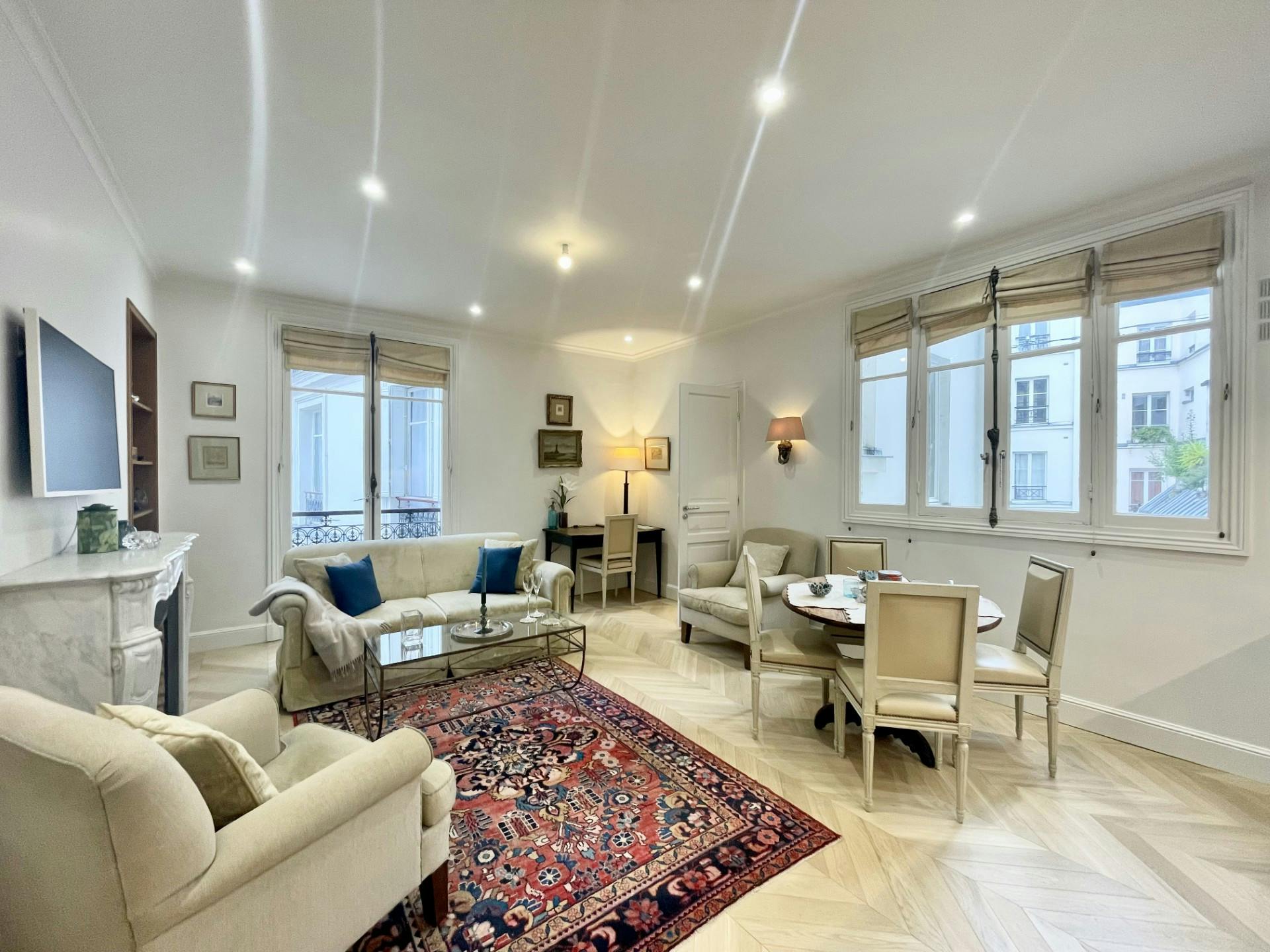 Marble & Wrought Iron