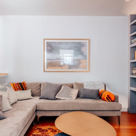 Snuggle up on the sofa with your family and plan your outings