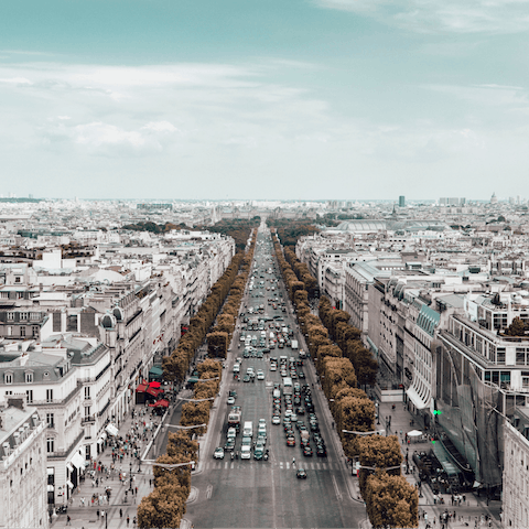 Experience the height of luxury from the Champs-Élysées