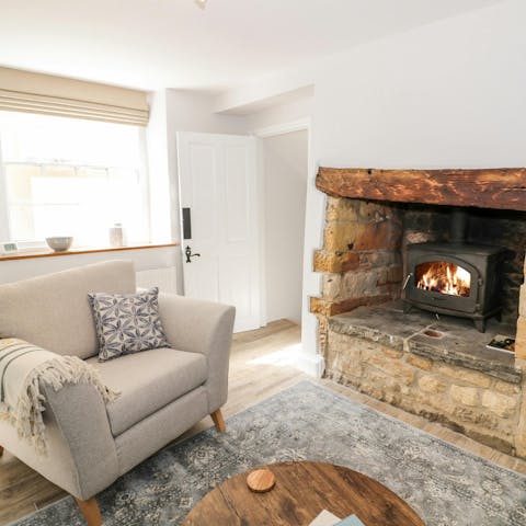 Spend a chilly evening getting cosy in front of the fire