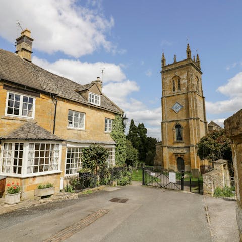 Stay in the ancient village of Blockley