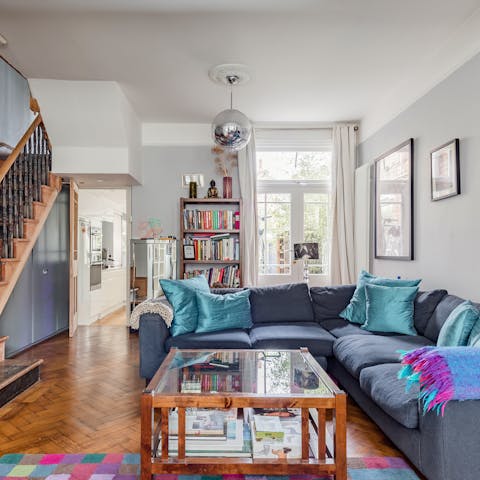 Snuggle up with a book after a long day on your feet