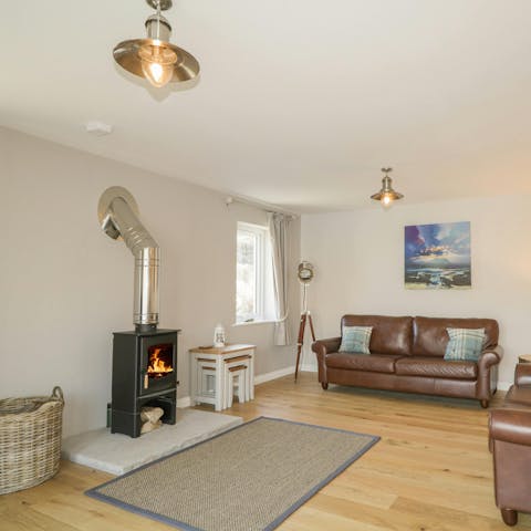 Get cosy in front of the fire after a hike through the Cuillin mountains