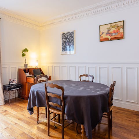 Begin the morning with a cup of coffee and a croissant before heading out sightseeing
