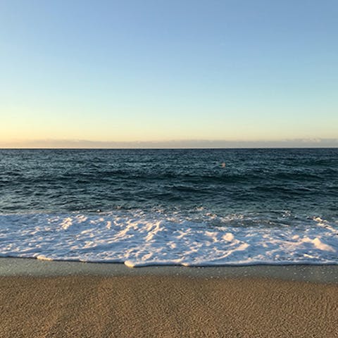 Swim in the sea at Bagno Amore, a short walk away
