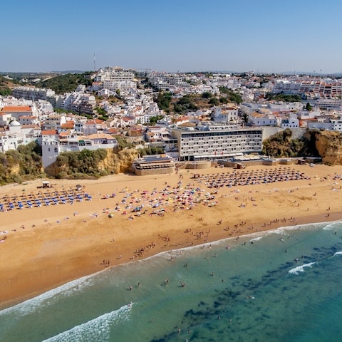 Stay in ever-popular Albufeira – the beach is just a six-minute drive away