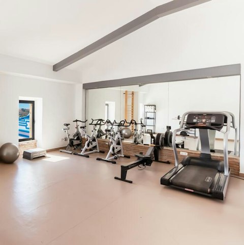Make use of the shared gym