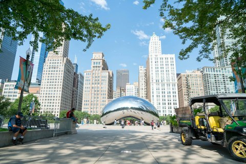 Stay a five-minute stroll from Millennium Park and the iconic Cloud Gate