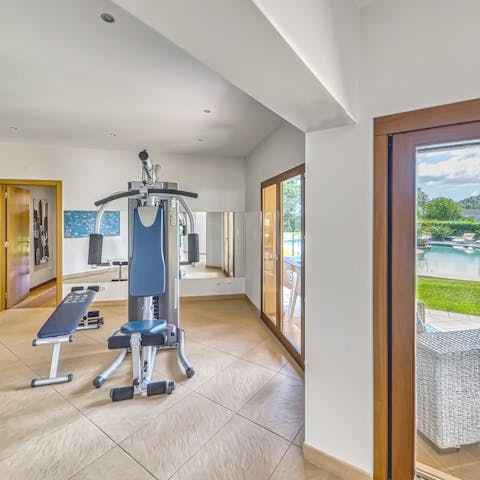 Get your heart rate up in the home gym