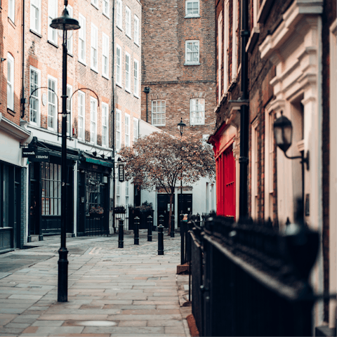 Wind your way through the historic streets of Soho