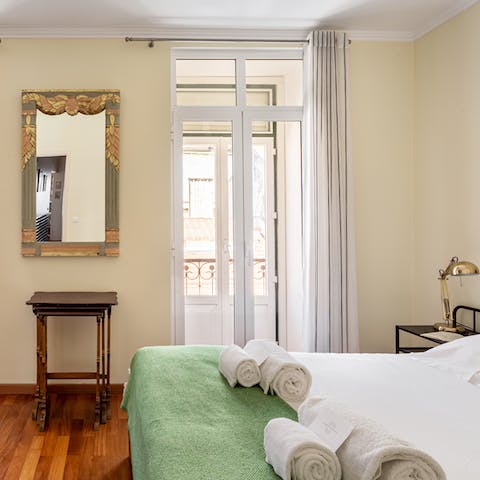 Wake up aftWake up and hop straight out onto your private balcony to feel the morning sun on your face