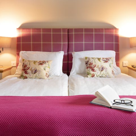 Sleep soundly in comfortable bedrooms