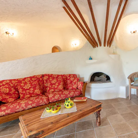 Challenge your friend to game of chess in the living area by the fireplace for a cosy evening