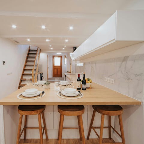 Come home to cosy meals after a busy day