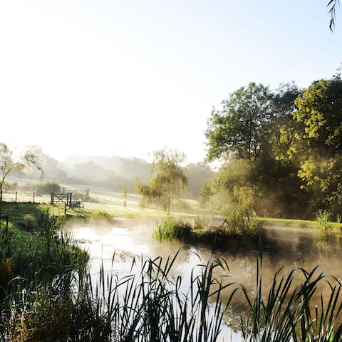 Stroll down to Vobster Quay for a walk, paddle board or dive