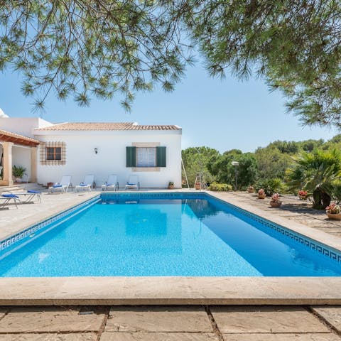 Have a cooling dip when the Mallorcan sun is at its hottest