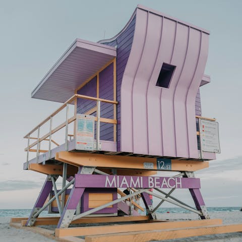 Hit the sand or splash around in the surf