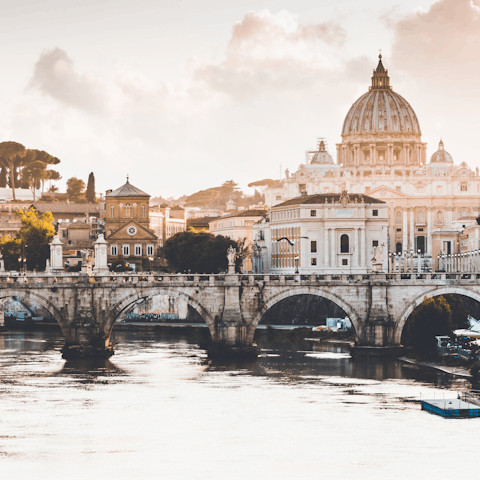 Explore Rome including the nearby iconic Spanish Steps