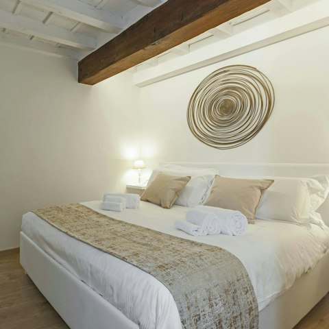 Fall into the plush bed after a day of seeing the city